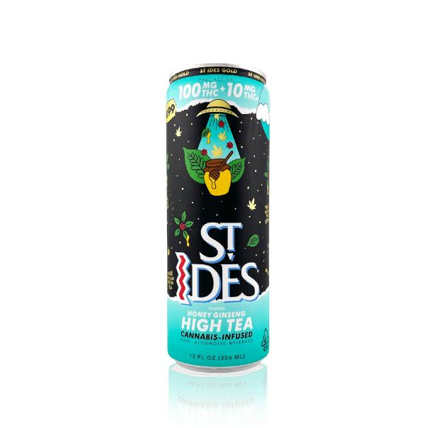Honey Ginseng High Tea | Non-Carbonated | THC:THCv 100mg:10mg | 12 fl oz
