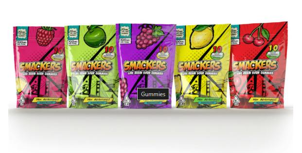 CHERRY | GUMMIES | 100MG | SMACKERS