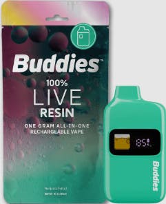 STRAWBERRY COUGH | LIVE RESIN ALL IN ONE VAPE PEN | 1G | BUDDIES BRAND