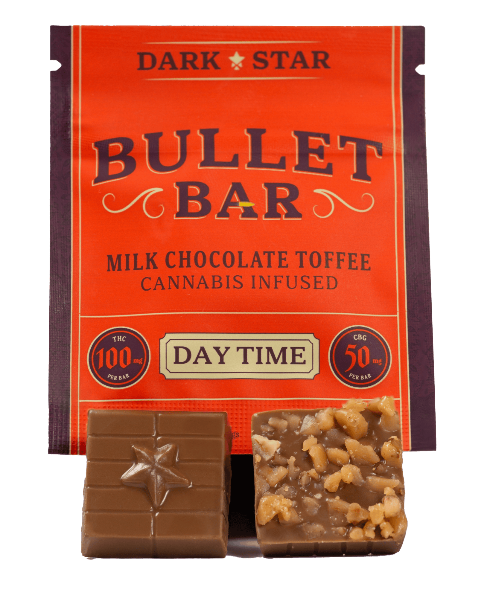 Bullet Bar: Day Time 2:1 THC:CBG | 100:50mg by Dark Star Cannabis