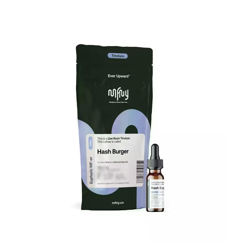 Hash Burger Live Rosin Tincture | 15ml at Public Flower - Buffalo Dispensary