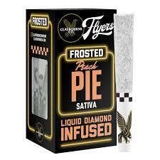 Peach Pie (2.5g) - Diamond Frosted Flyers Pre-Rolls