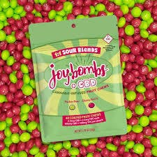 JoyBombs Fruit Chews - JoyBombs Sour Blends 1:1+CBD