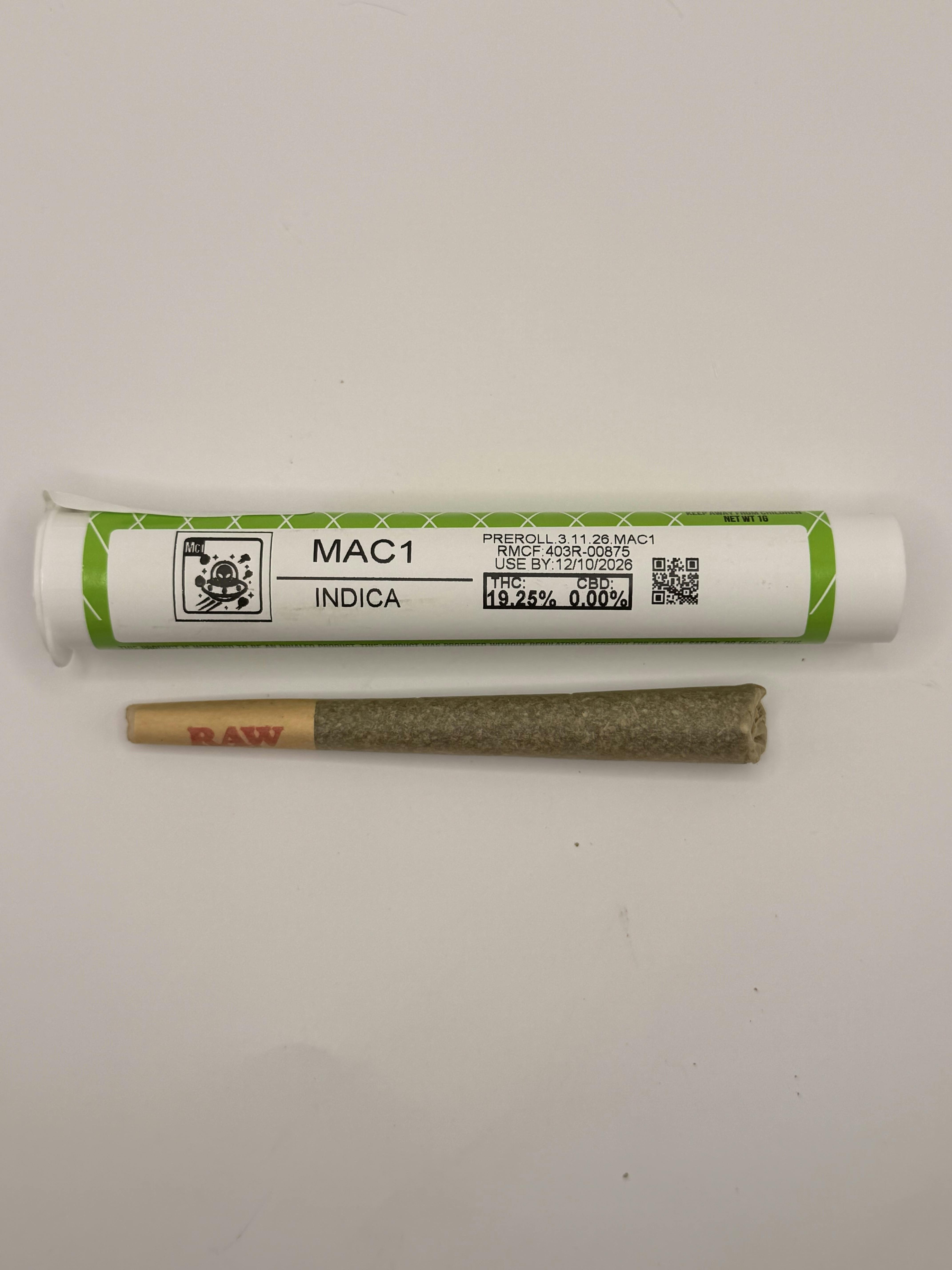 Mac 1 | Joints | 1g by Natty Rems