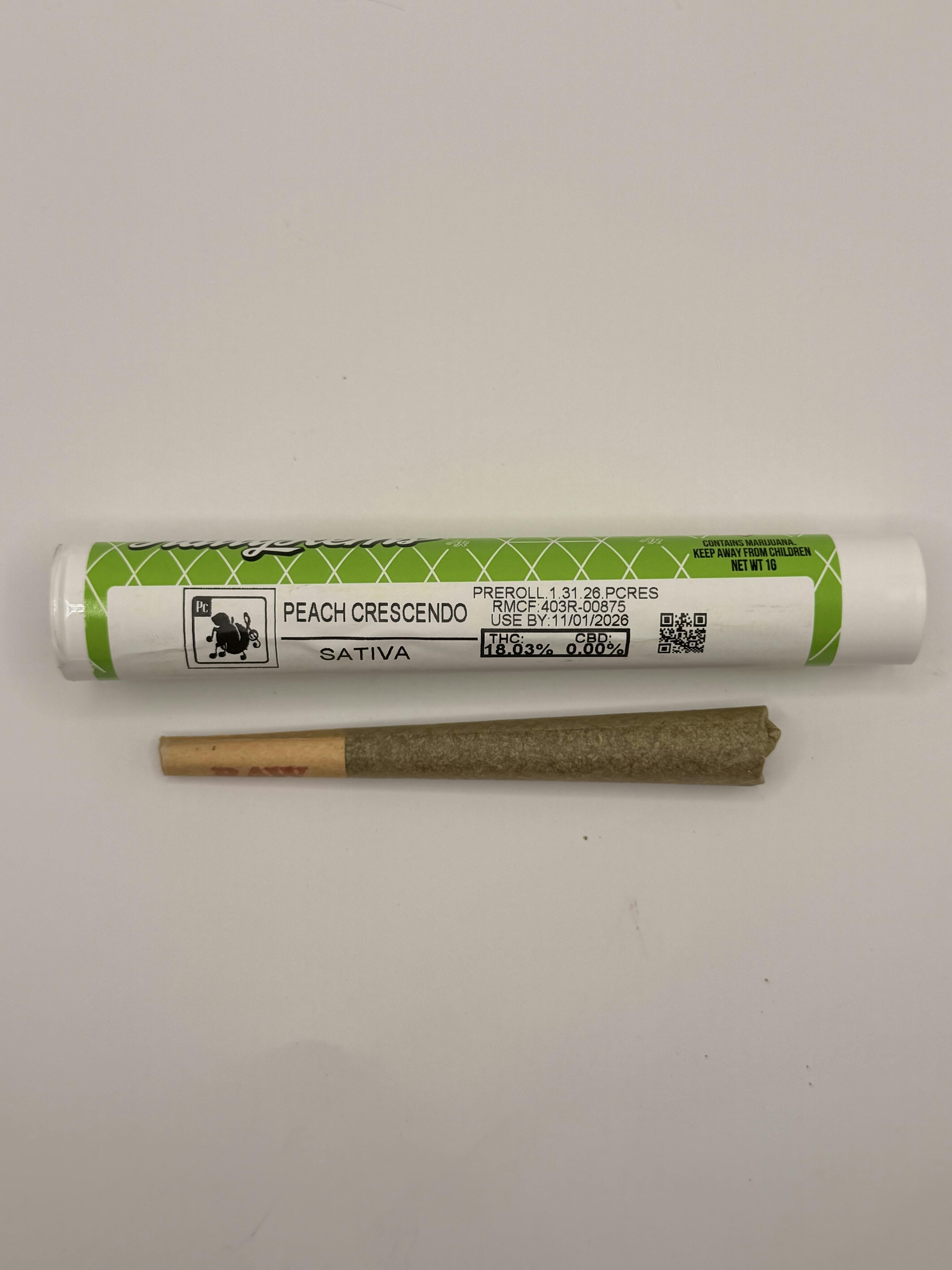 Peach Crescendo | Joints | 1g by Natty Rems