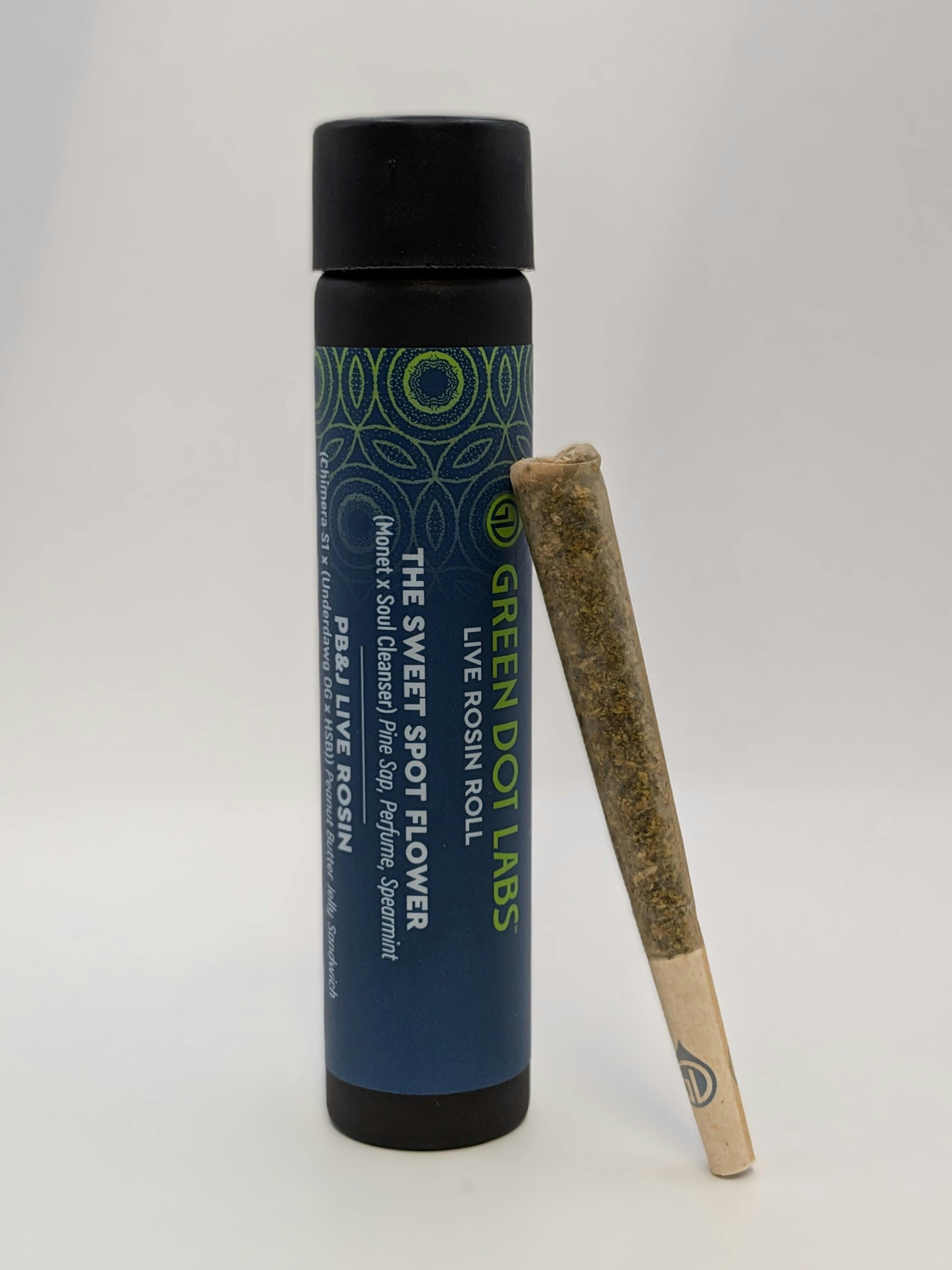 The Sweet Spot + PB&J Live Rosin Roll - 1G