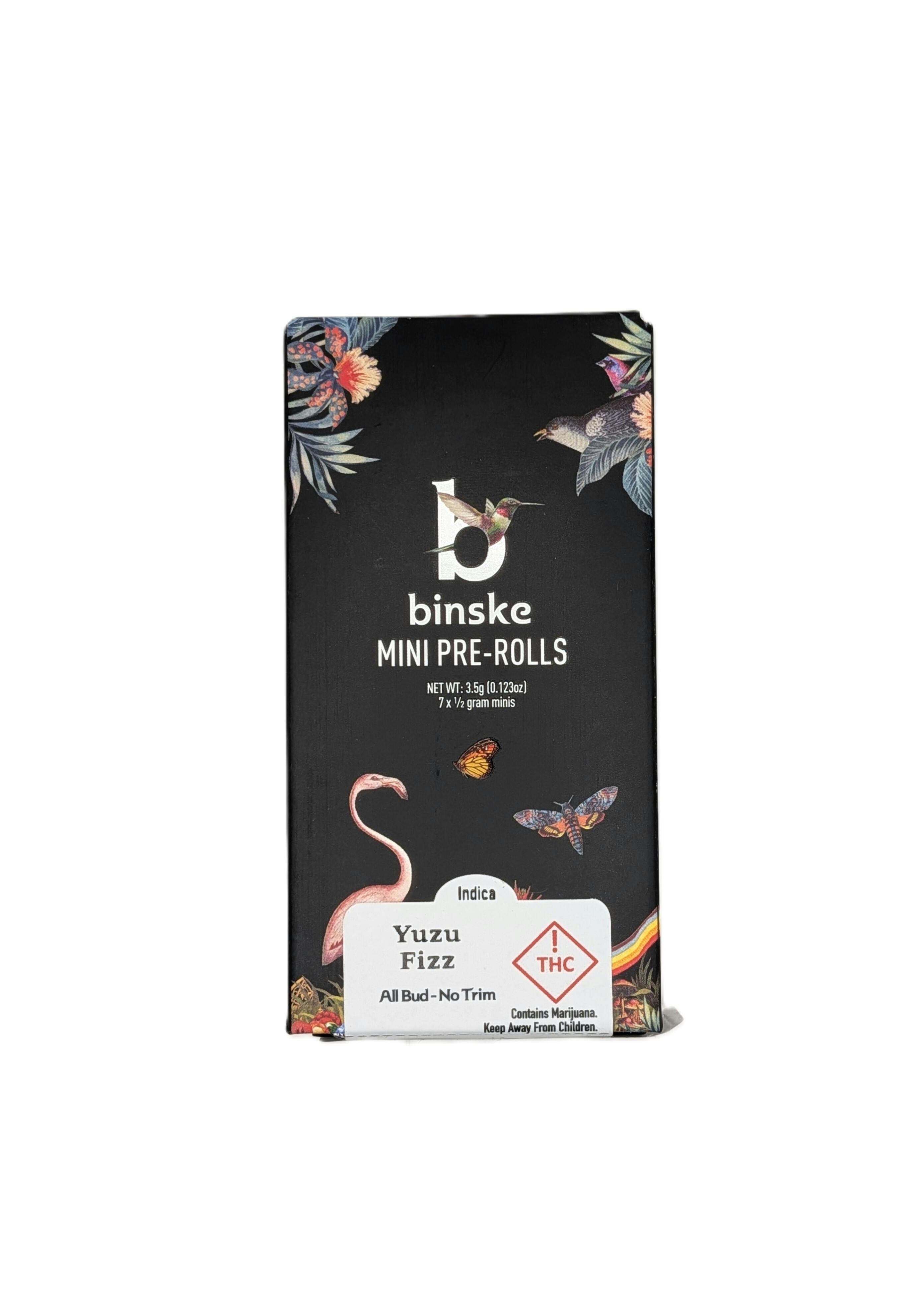 Binske Pre-Roll 7 Pack 0.5 Grams - Yuzu Fizz