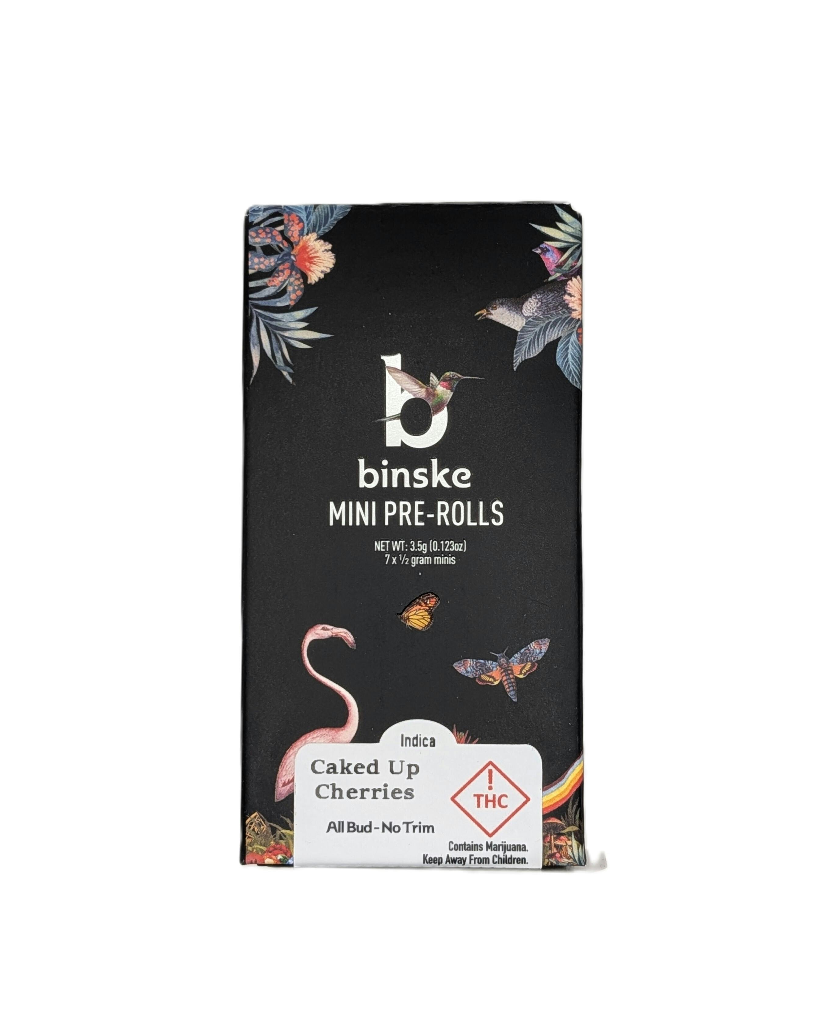 Binske Pre-Roll 7 Pack 0.5 Grams - Caked Up Cherries (I)