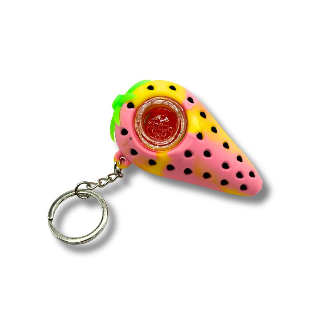 Strawberry Keychain Pipe