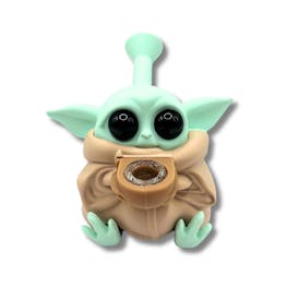 Yoda Silicone Bong Pipe