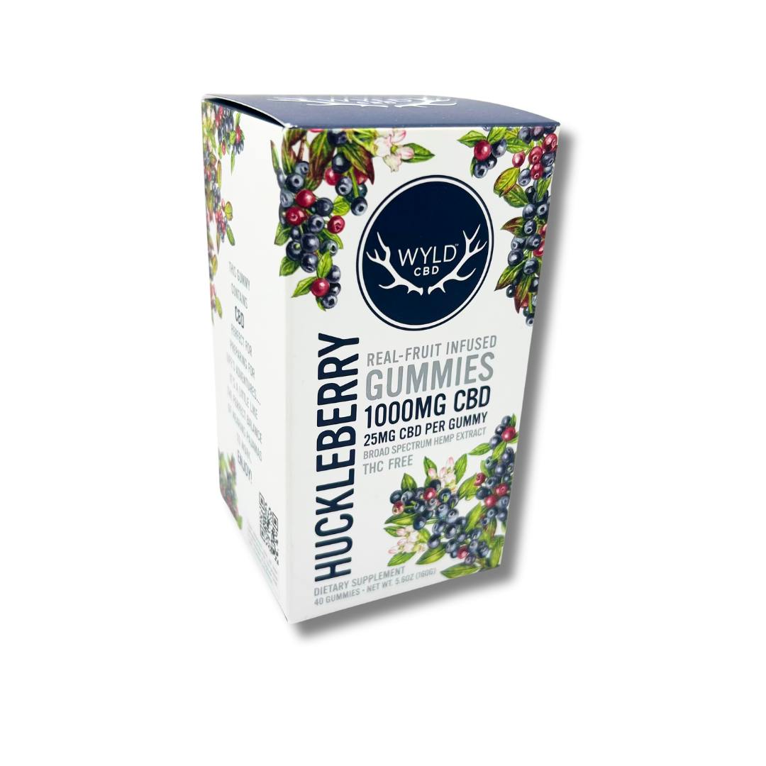 Huckleberry CBD Gummies | 1000mg | 40ct | 25mg/ea