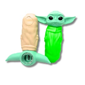 Baby Yoda 4" Silicone Pipe