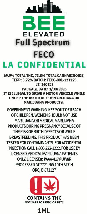 Bee Elevated - LA Confidential - 1g FECO