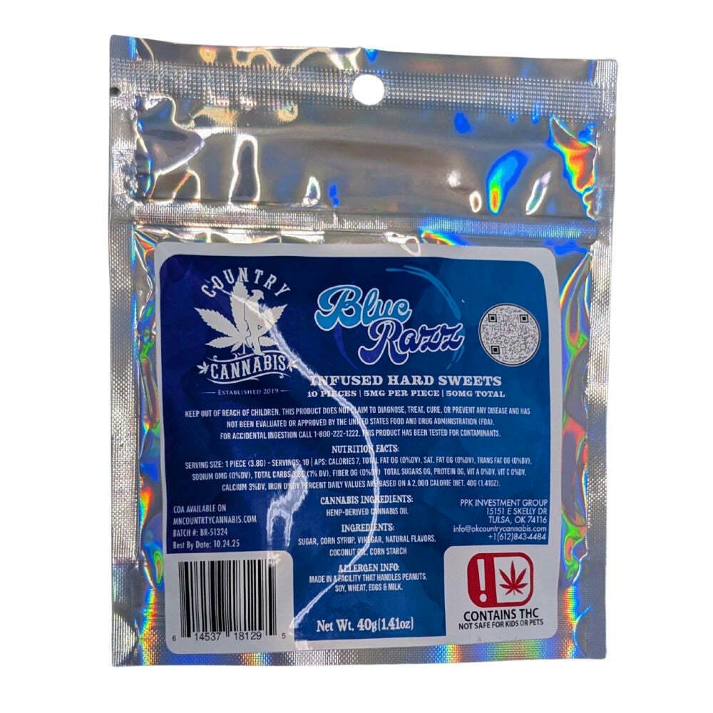 Transcendence - SF Blue Razz Hard Candy - 38g