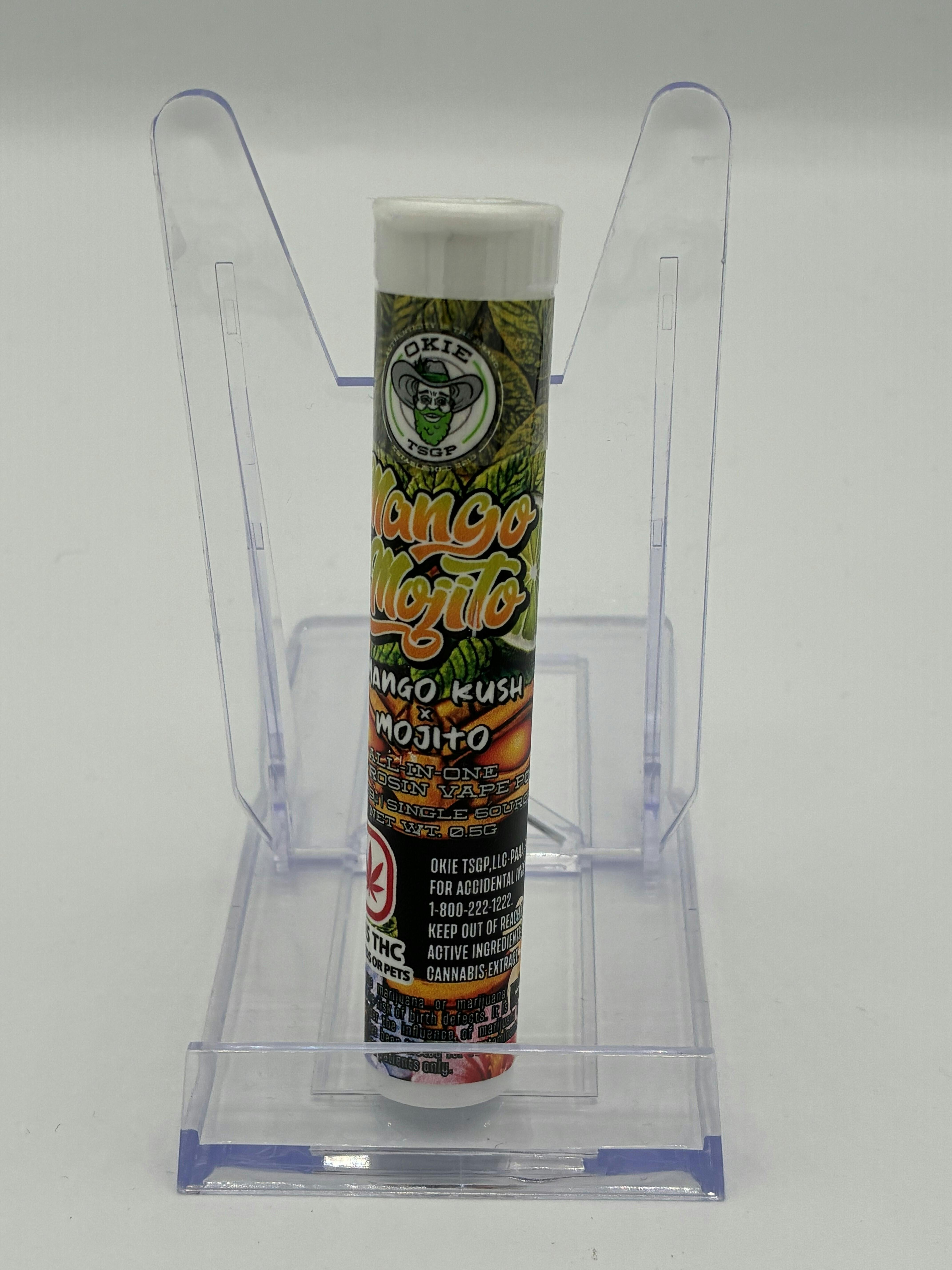 Mango Mojito - Disposable Live Rosin Cart - 0.5g by Okie TSGP