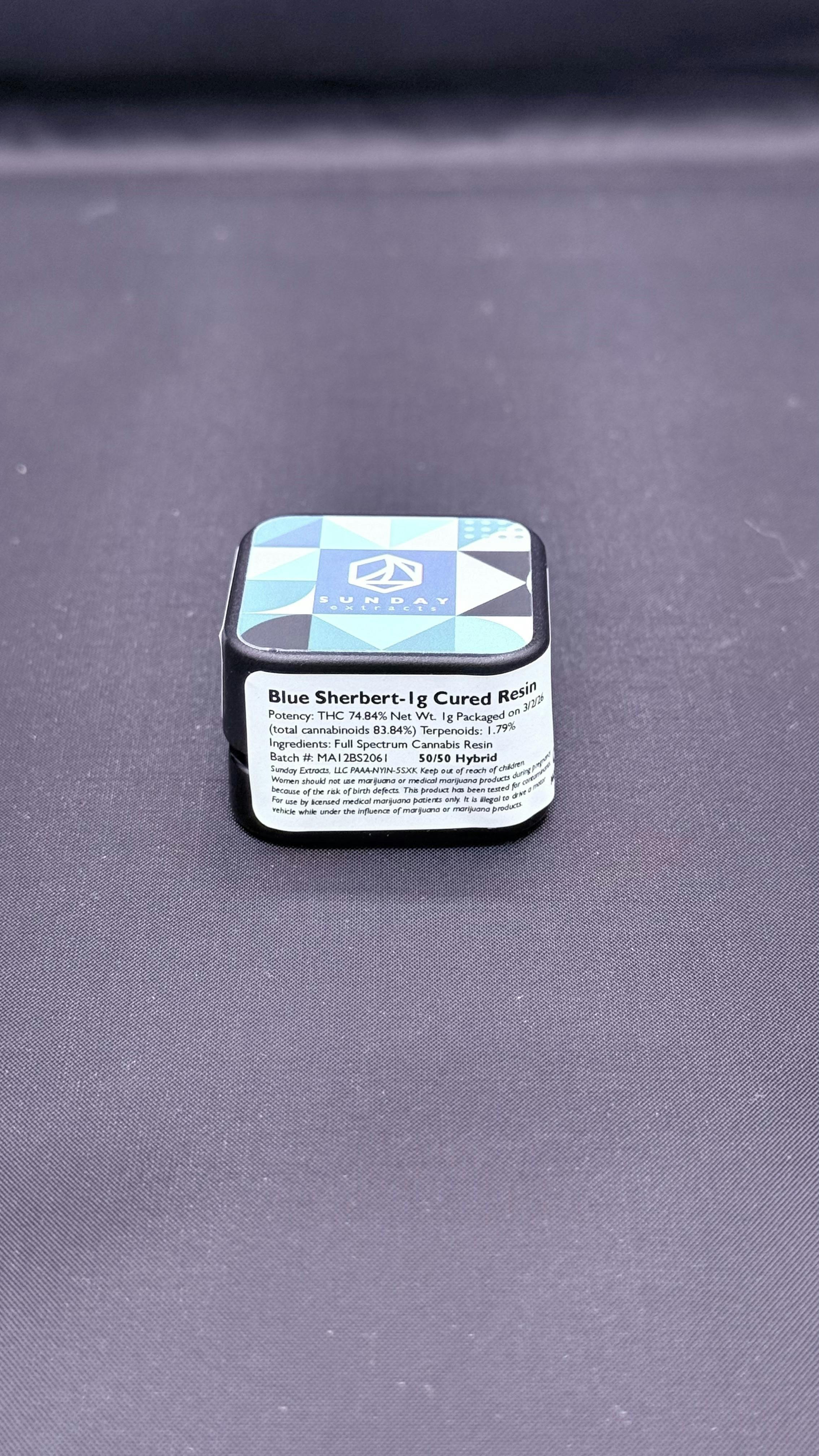 1g Concentrate Blue Sherbert - Sunday
