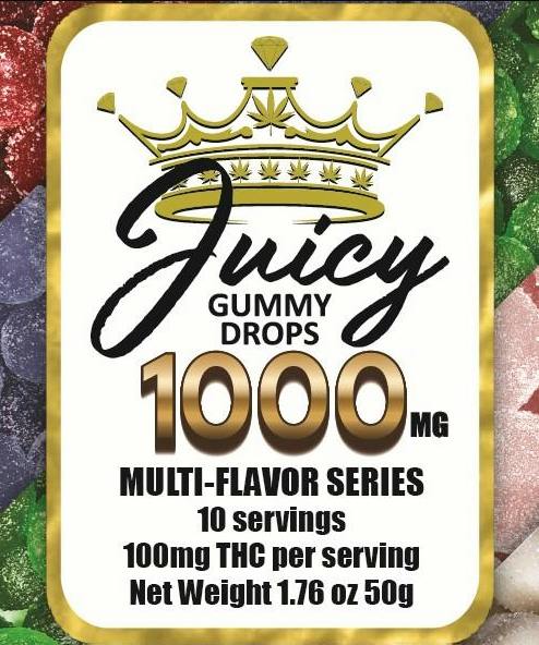 Multi-Flavor Series 1000mg - Juicy Gummy Drops