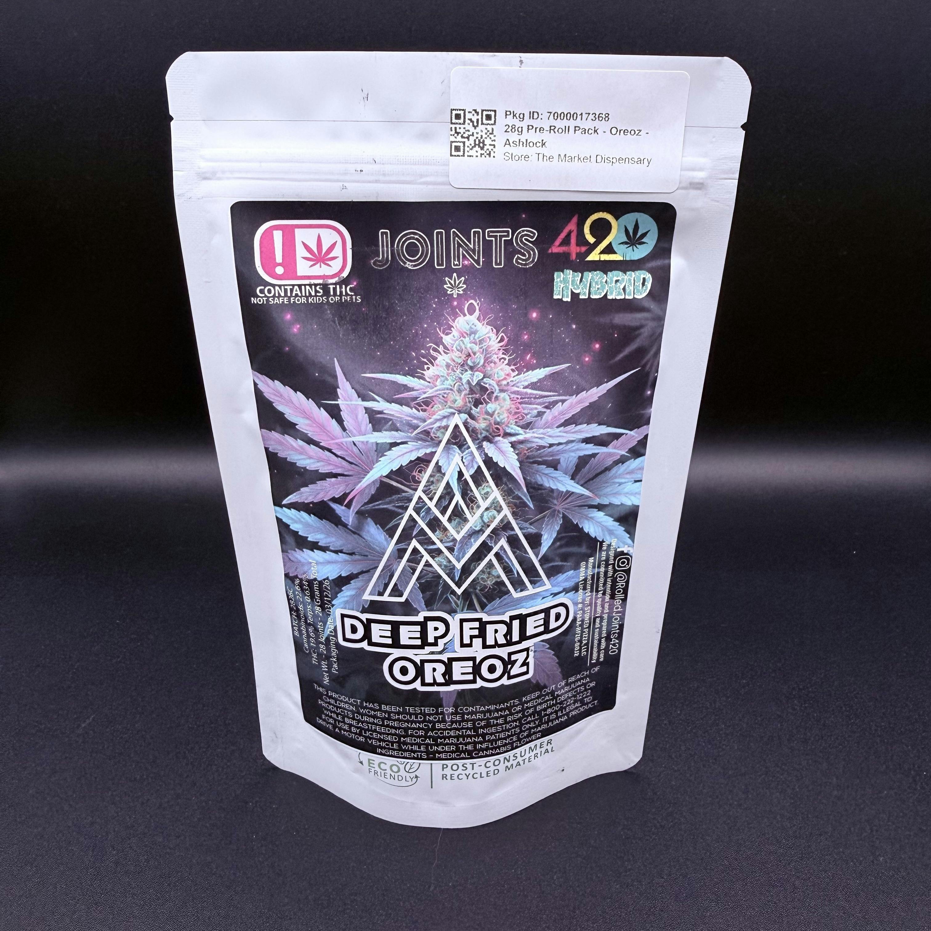 28g Pre-Roll Pack - Oreoz - Ashlock