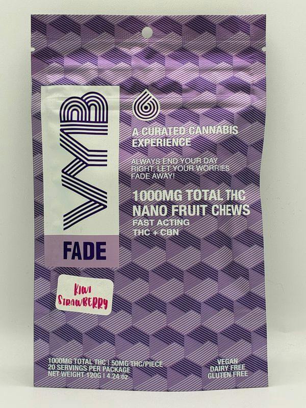 Kiwi Strawberry - 1000mg Gummies - Fade - VYB