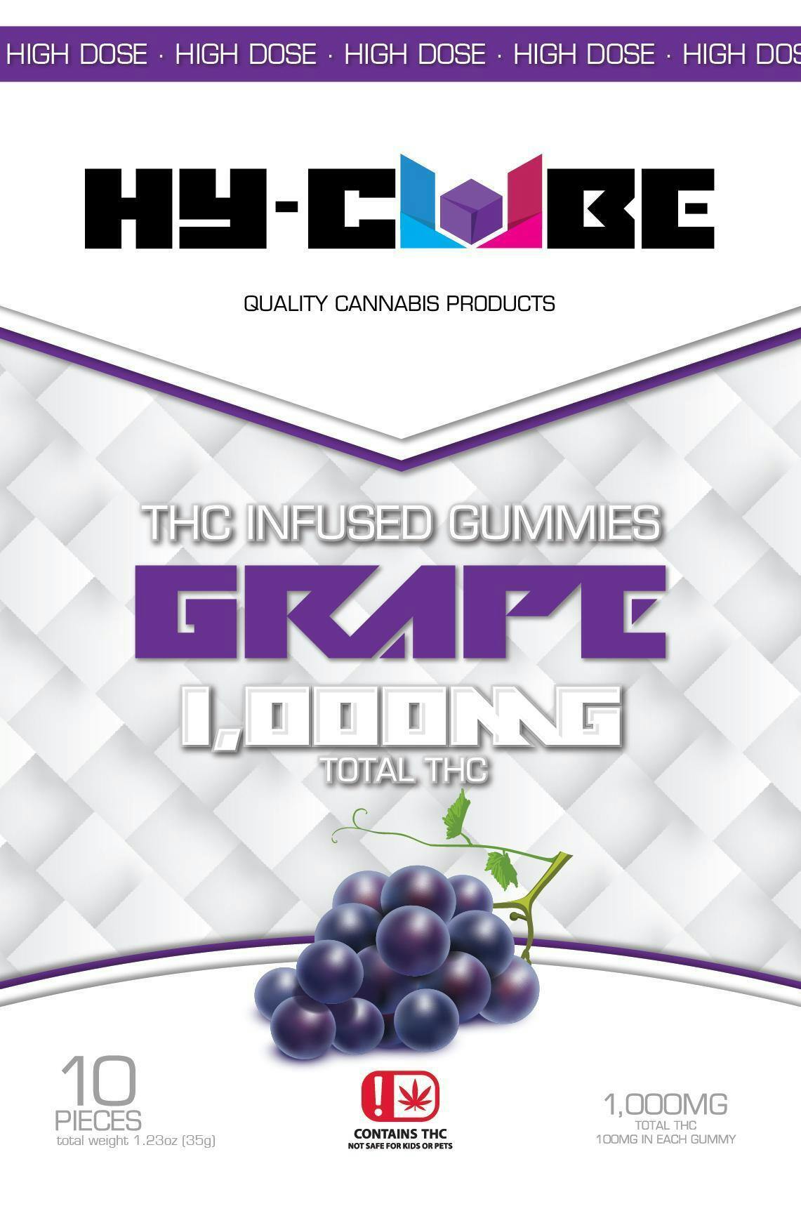 Grape Gummies | Gummies | 10pk | 100mg/ea