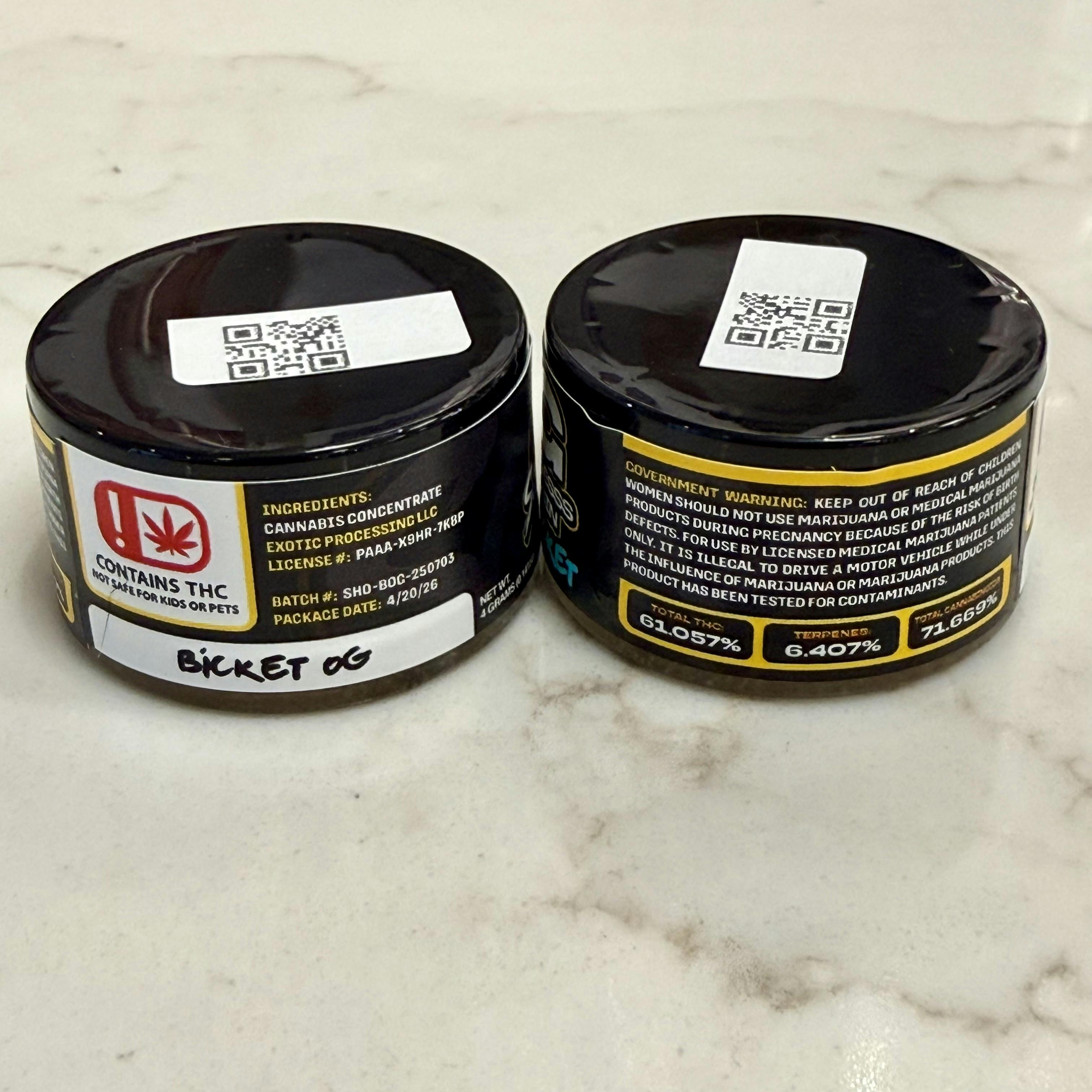 Squeezers | Bickett OG 4g Rosin Jar
