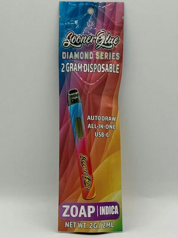 2g Zoap - Diamond Disposable - Sooner Glue