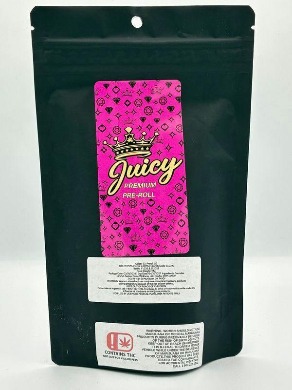 Gelato #33 Preroll (1OZ) - Juicy