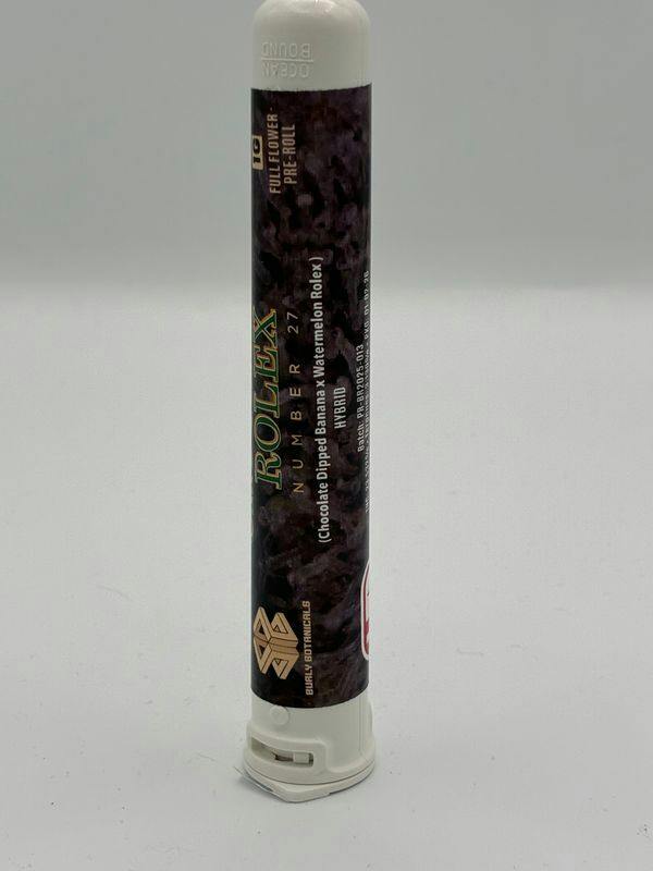 | Pre-Roll | Non Infused | Burly Botanicals - Chocolate Rolex #27