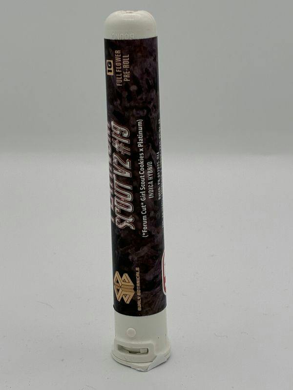 | Pre-Roll | Non Infused | Burly Botanicals - Platinum Scout V2 #19