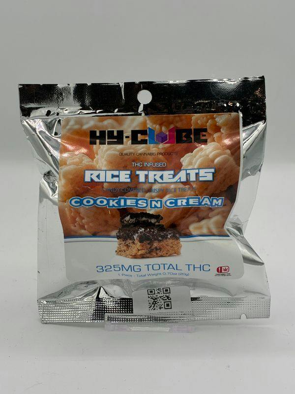 Hy-Cube Rice Treats - Cookies N Cream - 250mg