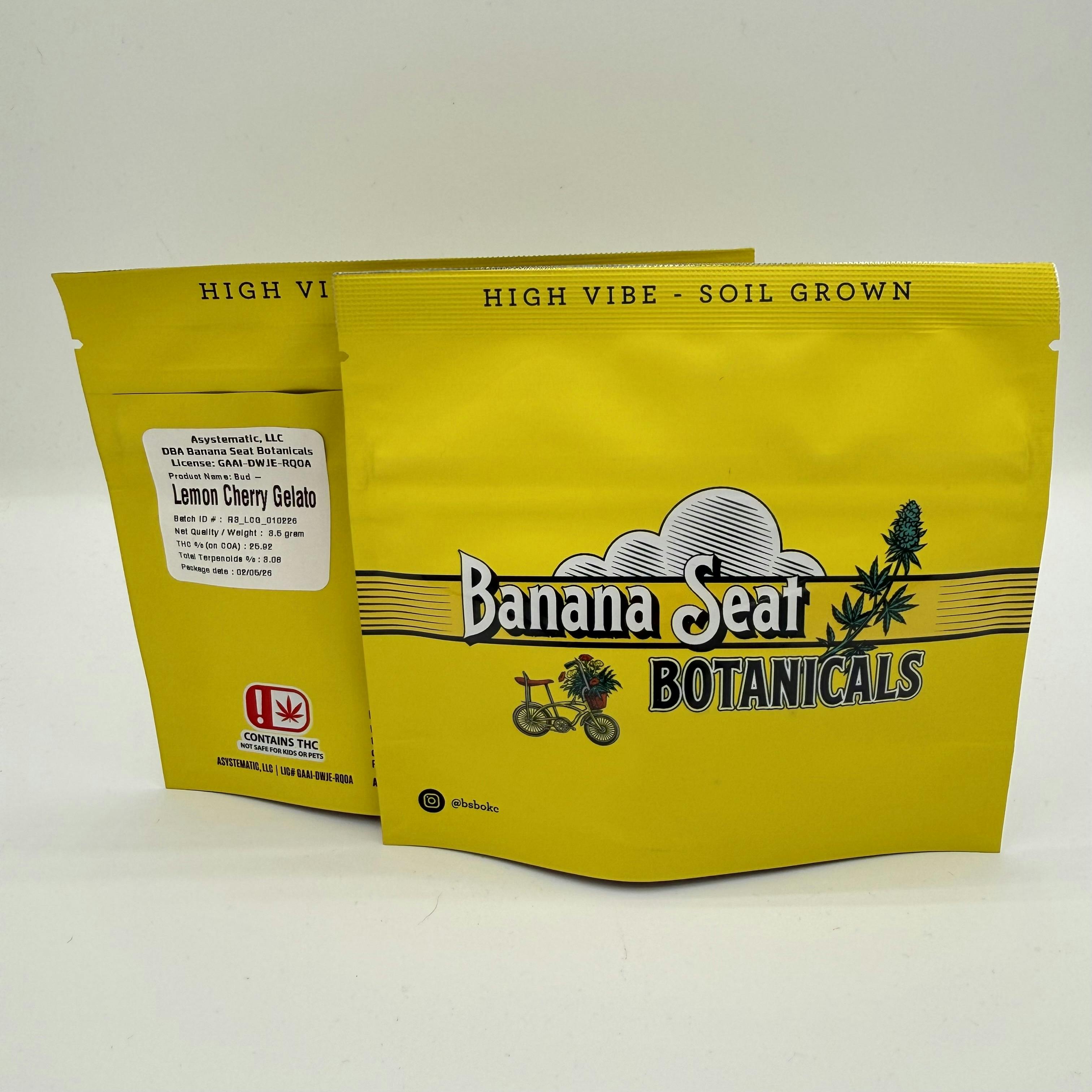 Banana Seat | 3.5g Prepacked Flower - Lemon Cherry Gelato