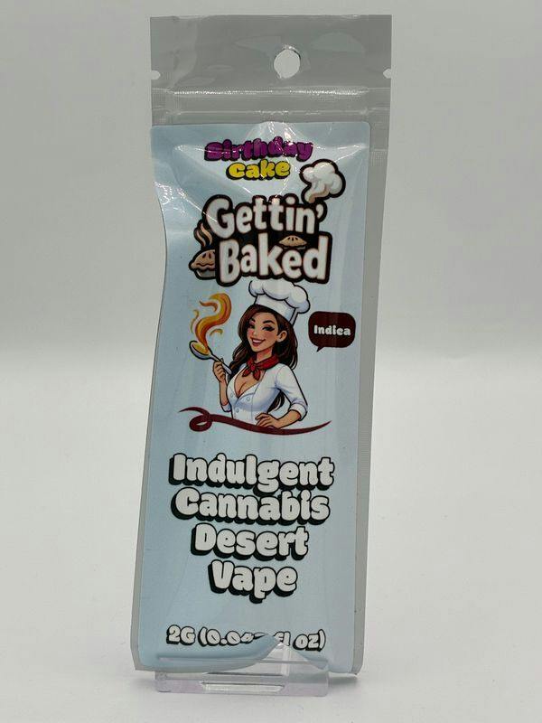 Gettin' Baked | 2G | Disposable Vape | Birthday Cake