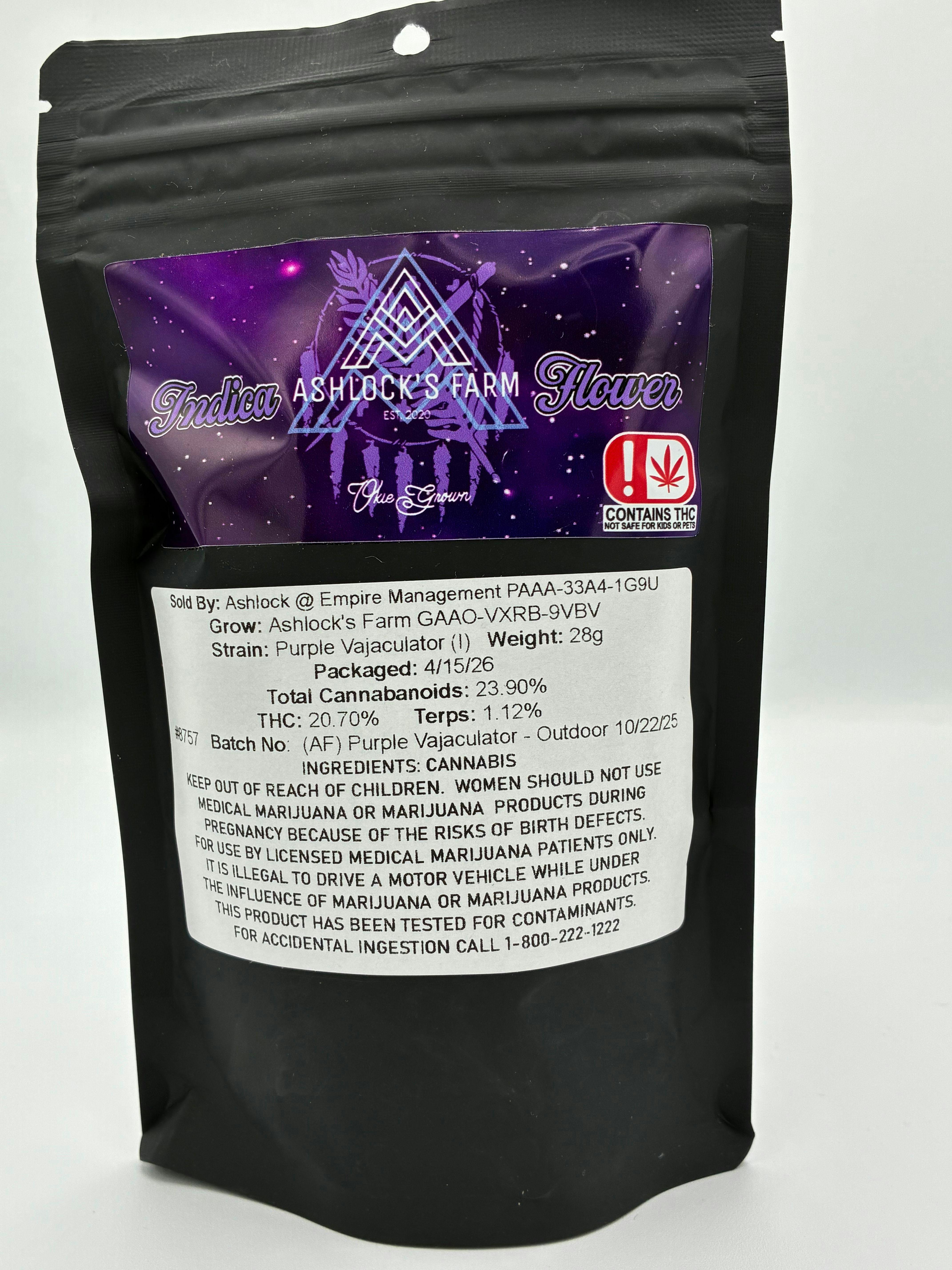 Ashlock's Farm) Purple Vajaculator OD (I) 28g