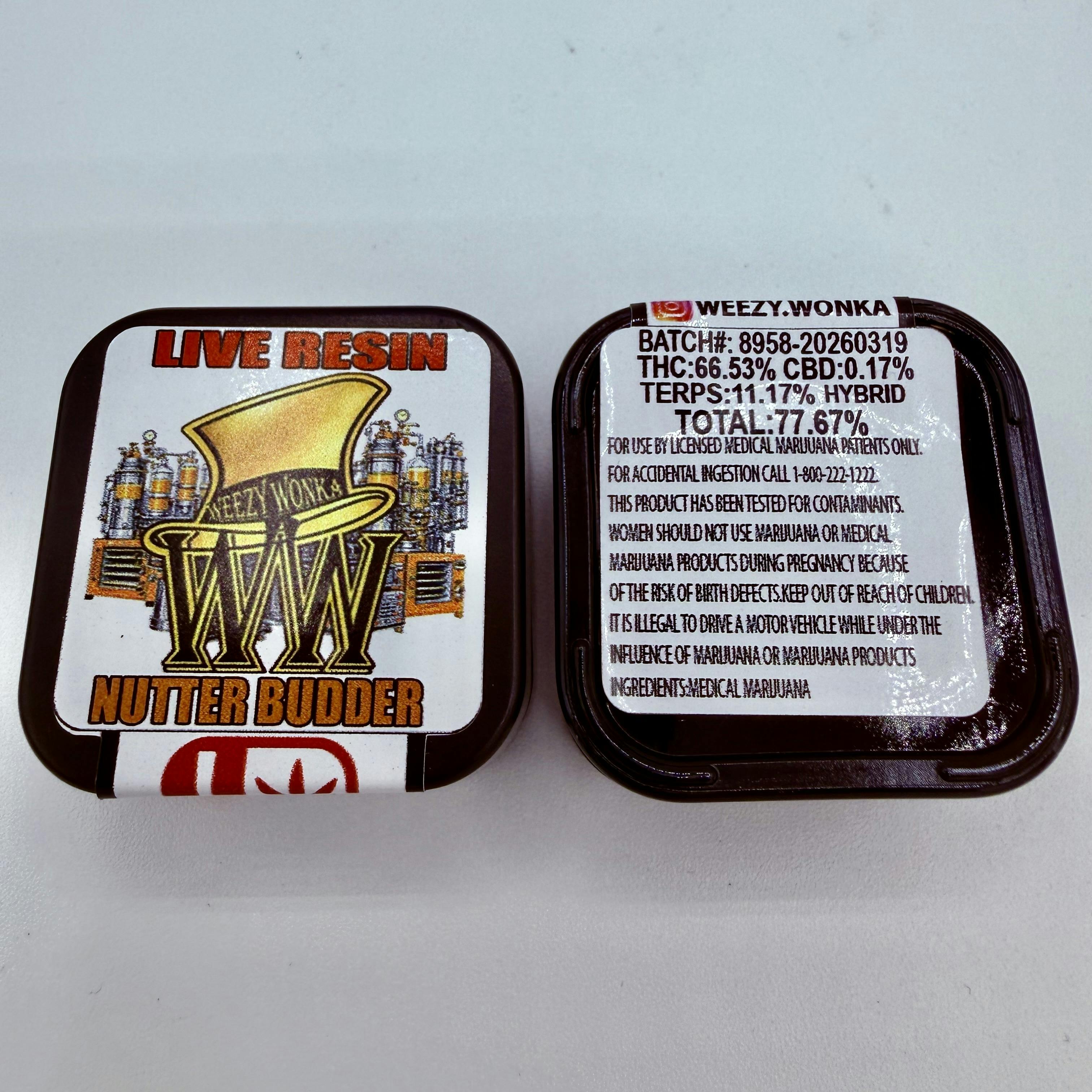 NUTTER BUDDER - 1G LIVE RESIN