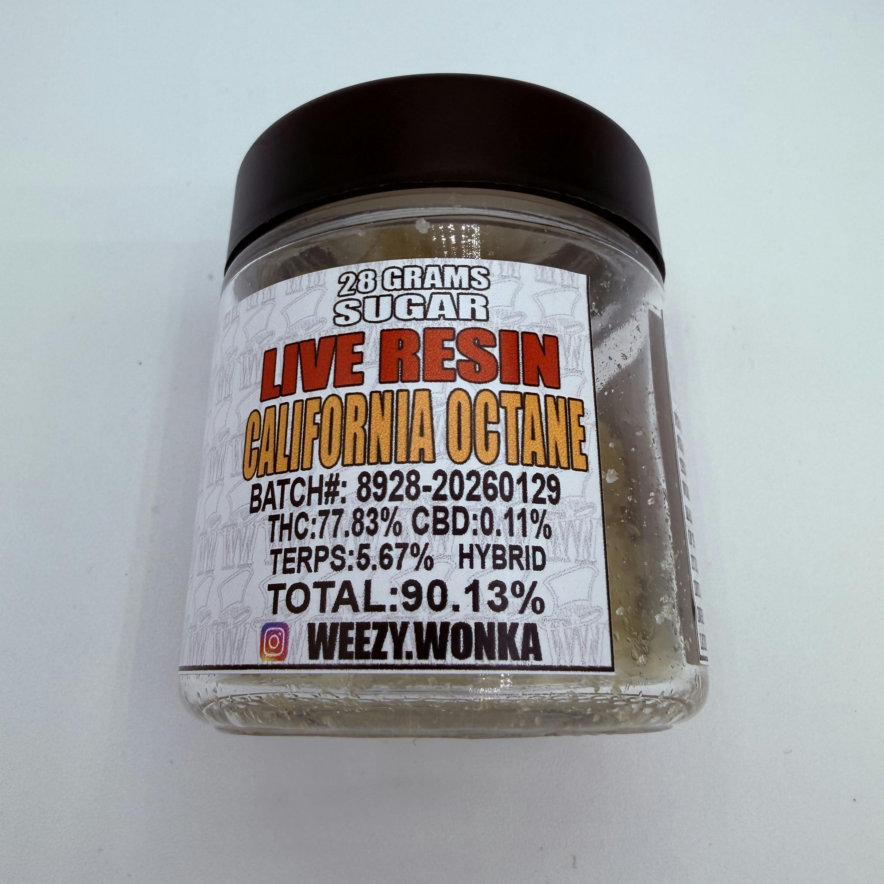CALIFORNIA OCTANE - 28G LIVE RESIN