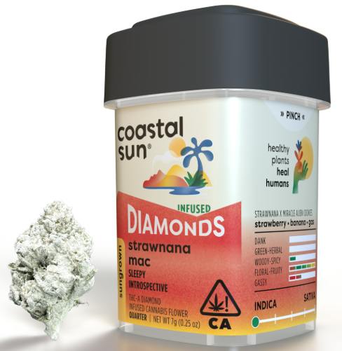Coastal Sun - Strawnana Mac - Diamond Infused Sungrown