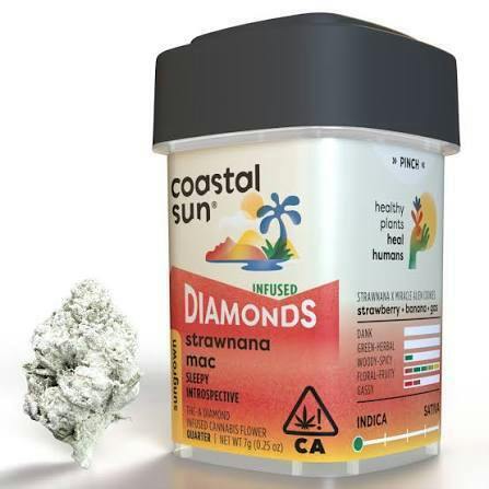 Strawnana Mac | Sungrown Diamond Infused Flower | 7g