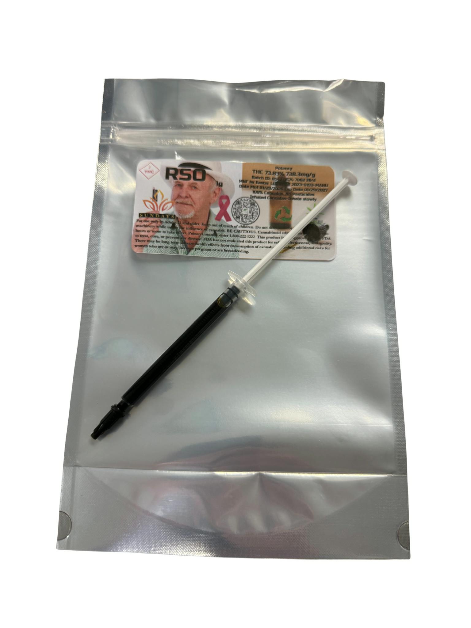 RSO - 1g. at Sundays Clone Bar and Dispensary
