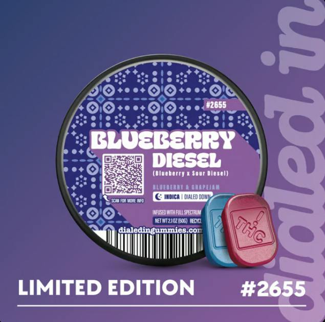 Dialed In | Gummies | (I) Blueberry Diesel