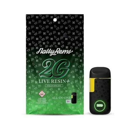 Natty Rems | 2g Live Resin AIO | (H) Runtz