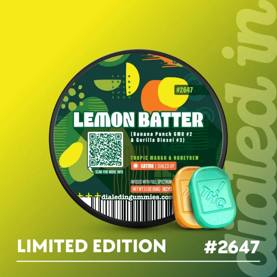 Dialed In | Gummies | (S) Lemon Batter