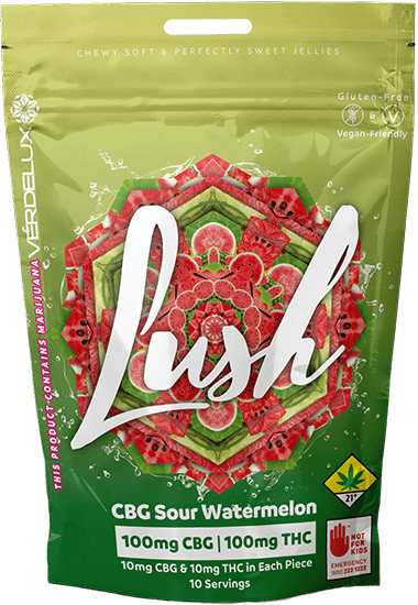 Sour Watermelon CBG/THC 1:1 | Gummies | 10pk | 10mg/ea