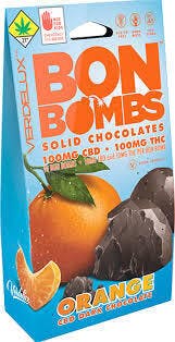 Bon Bombs Orange Dark Chocolate | Chocolates | 10pk | 10mg/ea
