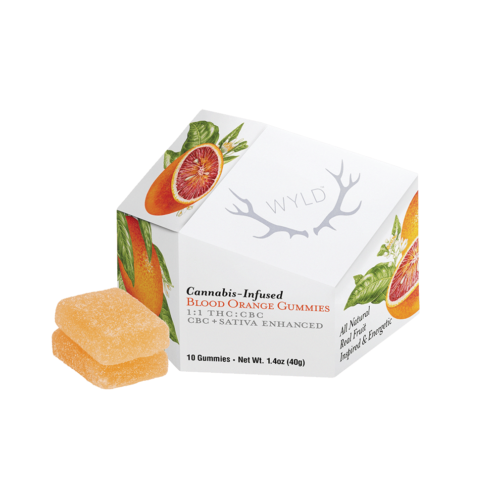 Blood Orange | 1:1 THC:CBC Gummies | 100mg | 10ct | 10mg/ea by Wyld