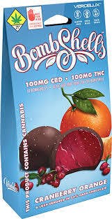 Bombshells Cranberry Orange CBD | Gummies | 10pk | 10mg/ea
