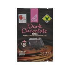 Dark Chocolate Sativa Bites | Chocolates | 10pk | 10mg/ea at Island Herb