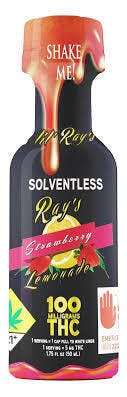 Lil' Ray's | Solventless Strawberry | Non-Carbonated | 100mg | 1.75 fl oz at Island Herb