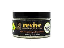 Revive Bath Salts 250mg CBD (Rosemary and Spearmint) at Island Herb