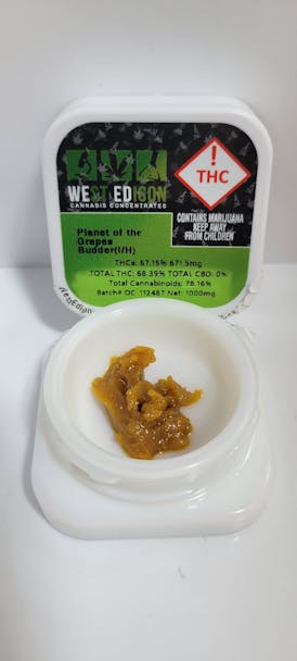 West Edison | 1g Budder | (I) Planet Of The Grapes