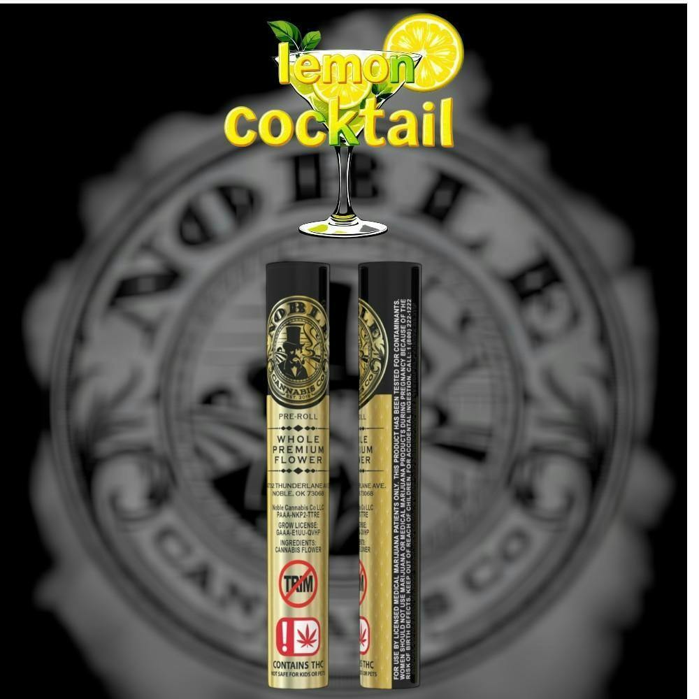 Noble Co. | Lemon Cocktail | THC: 32.00% TERPS: 1.68% | 1G Pre-Roll (Tax Included)